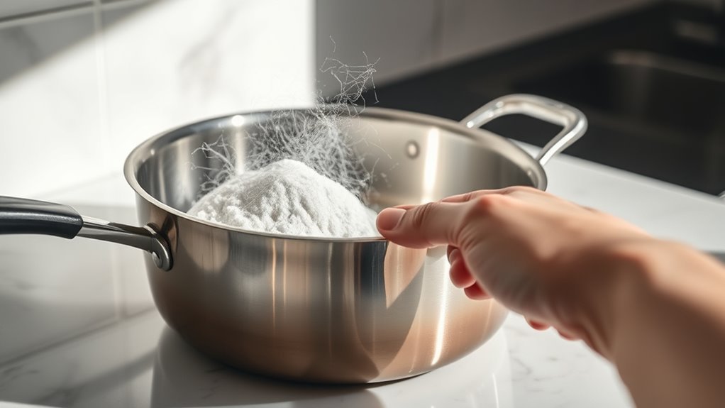 safe steel wool cleaning