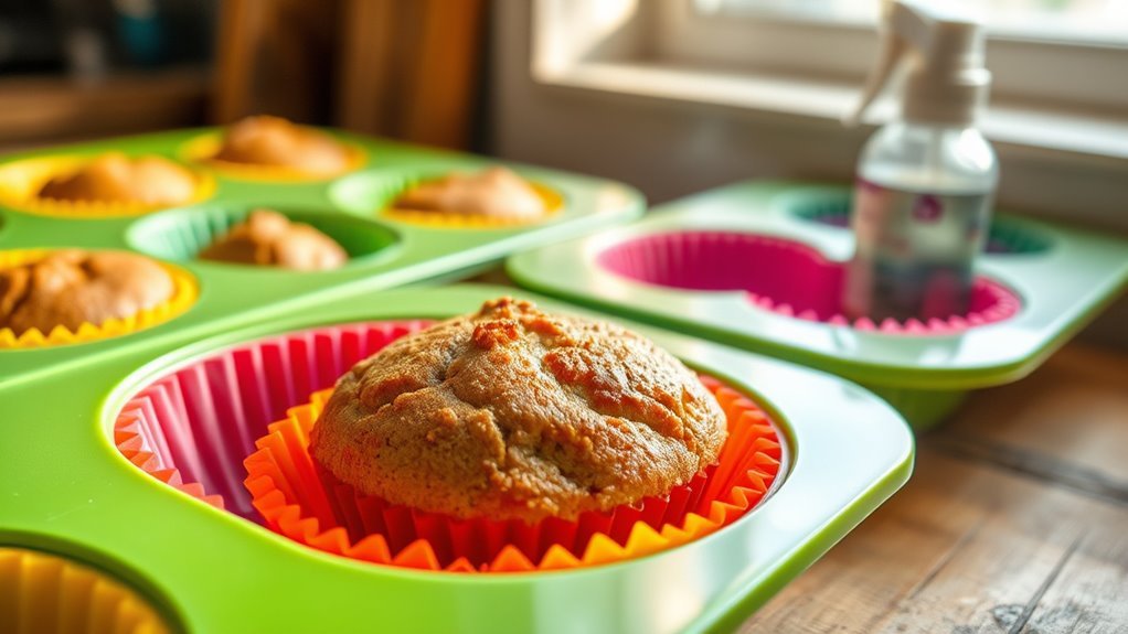 seasoned silicone enhances release