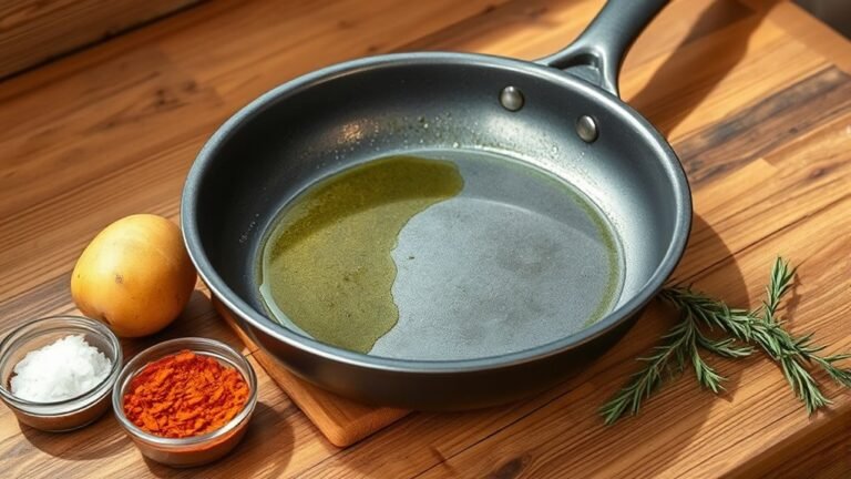 seasoning a carbon steel pan