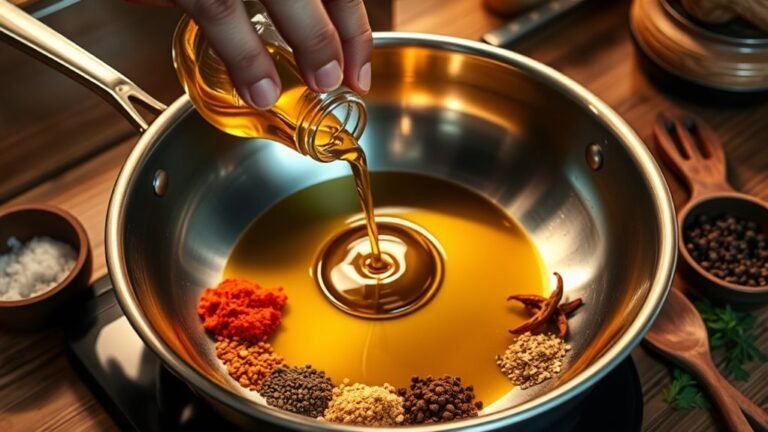 seasoning stainless steel pans