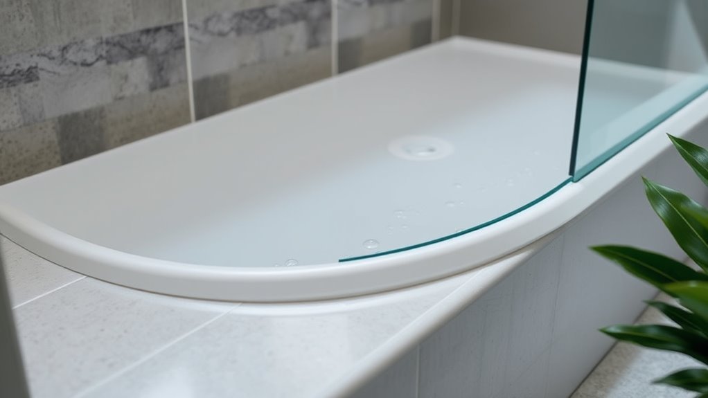 shower pan width requirements