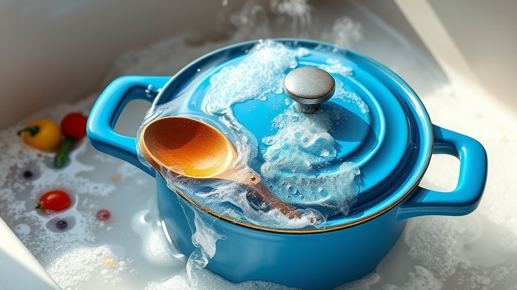 soak to loosen grime