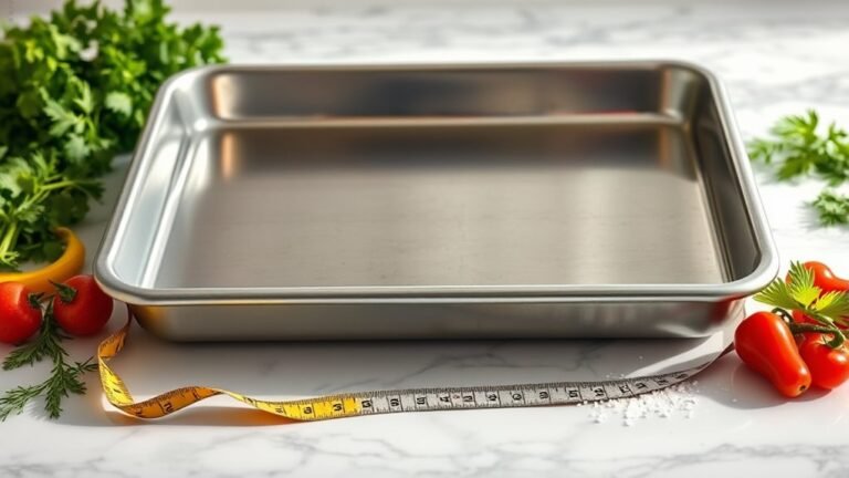 standard half sheet pan size