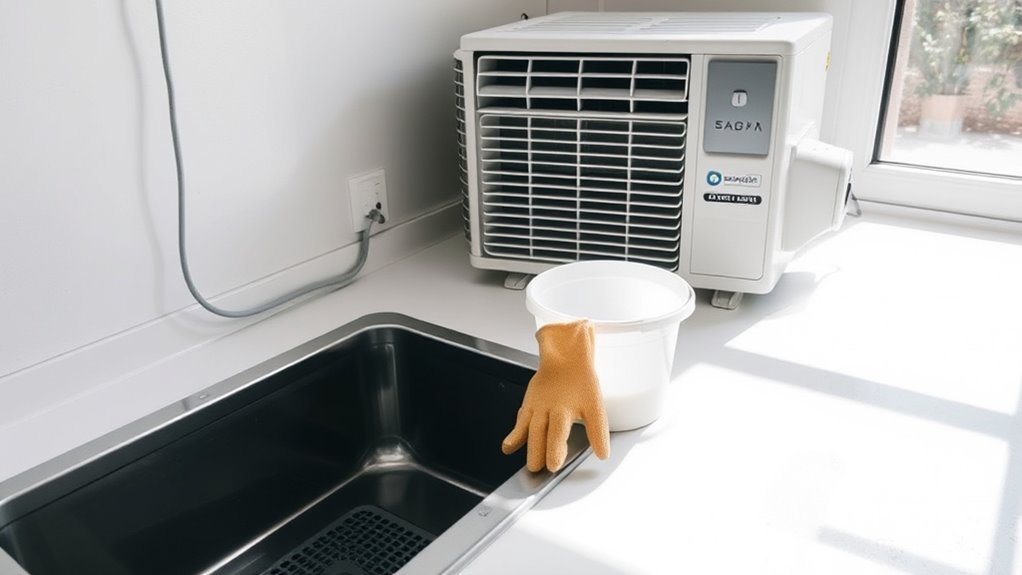 turn off power clear area