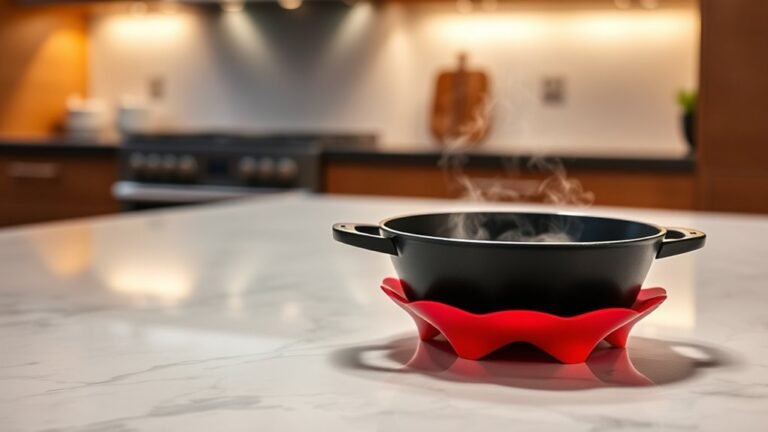 use a heat resistant barrier