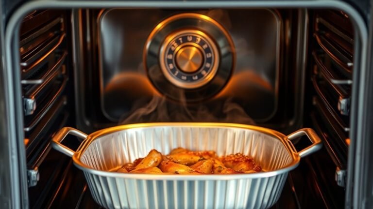 use oven safe aluminum pans