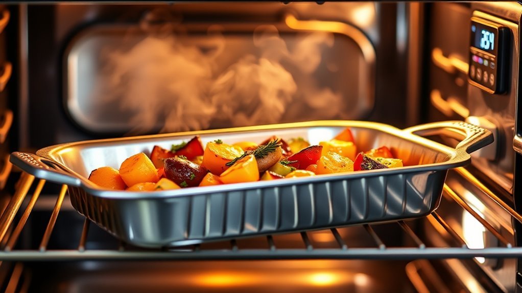 use oven safe aluminum pans