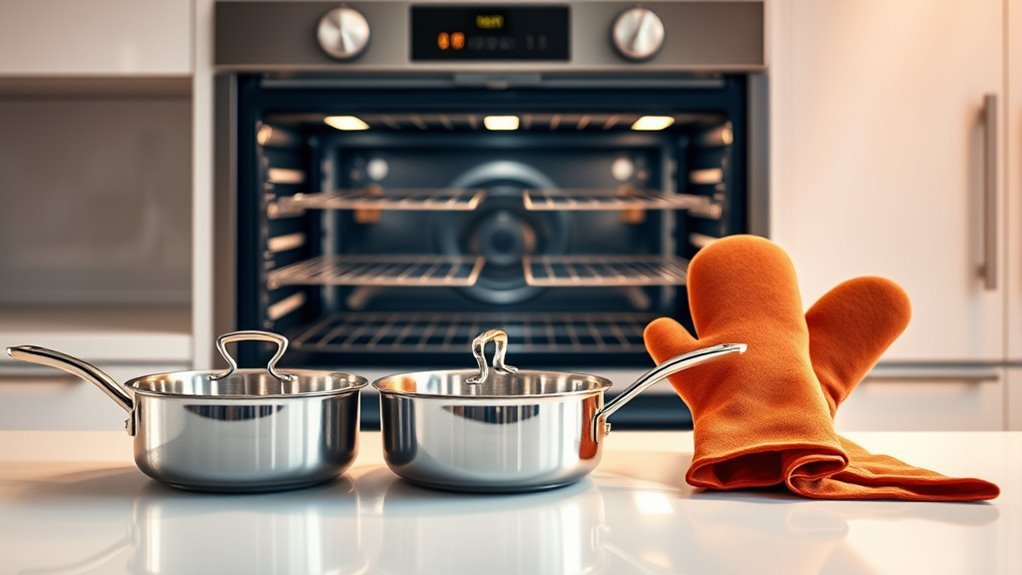 use oven safe cookware properly