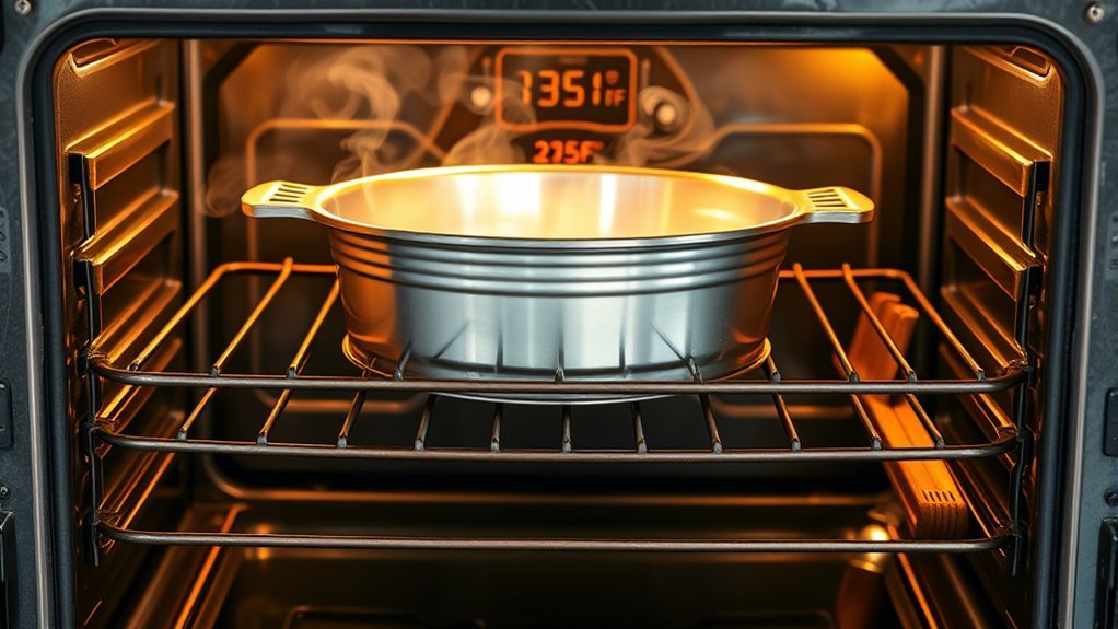 use oven safe supported pans