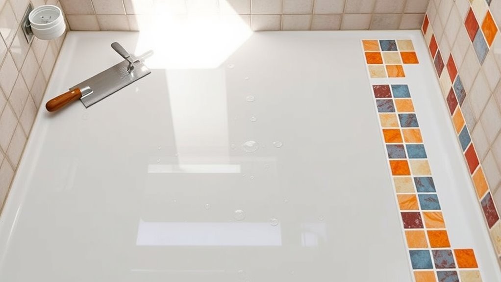 waterproof pan and seal