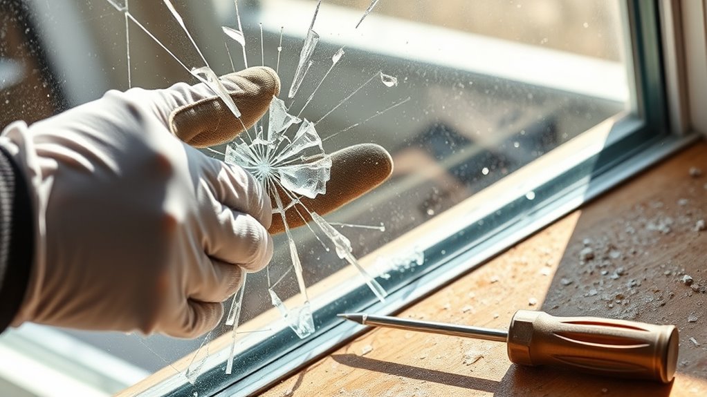 wear gloves and tape